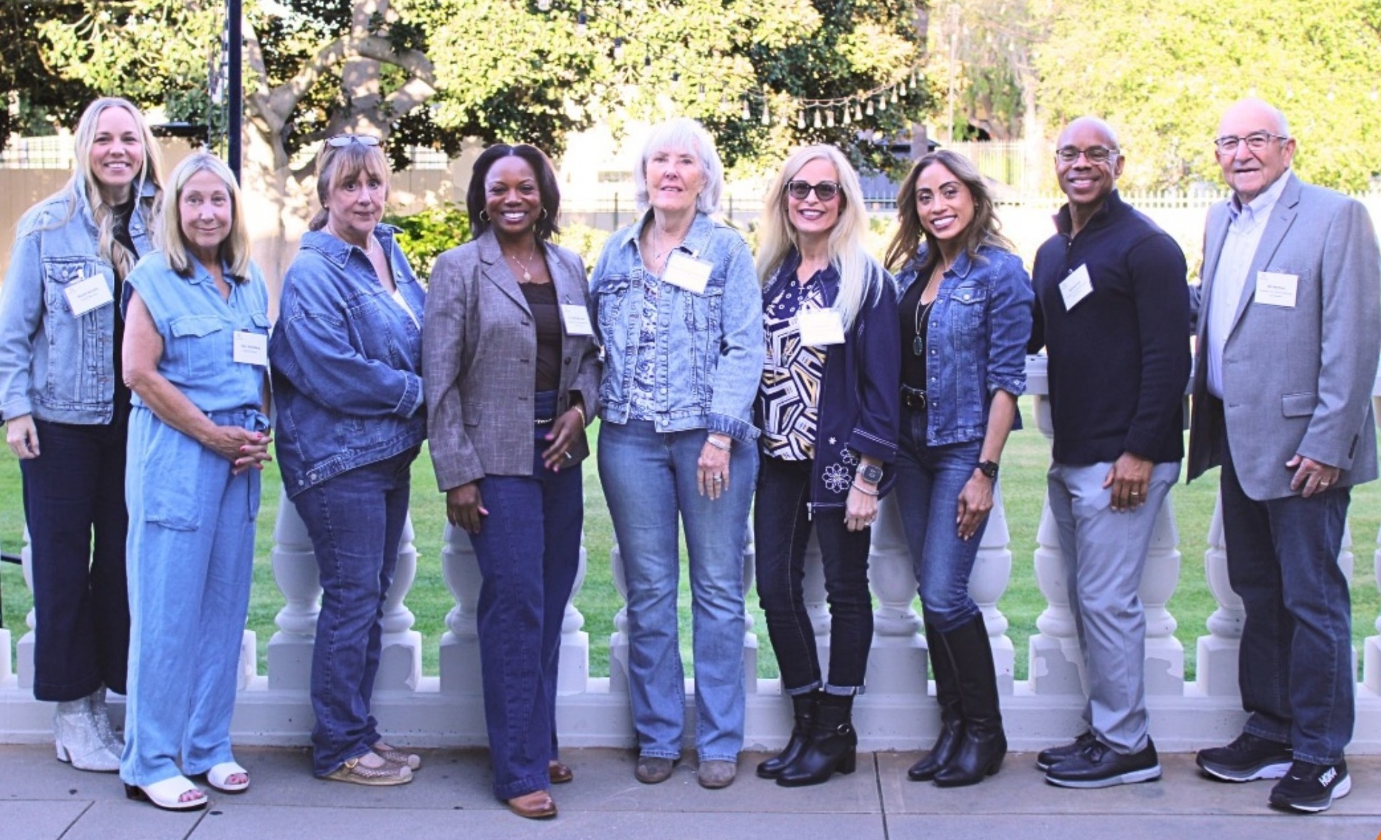The Coalition for Family Harmony Board of Directors together at a community event